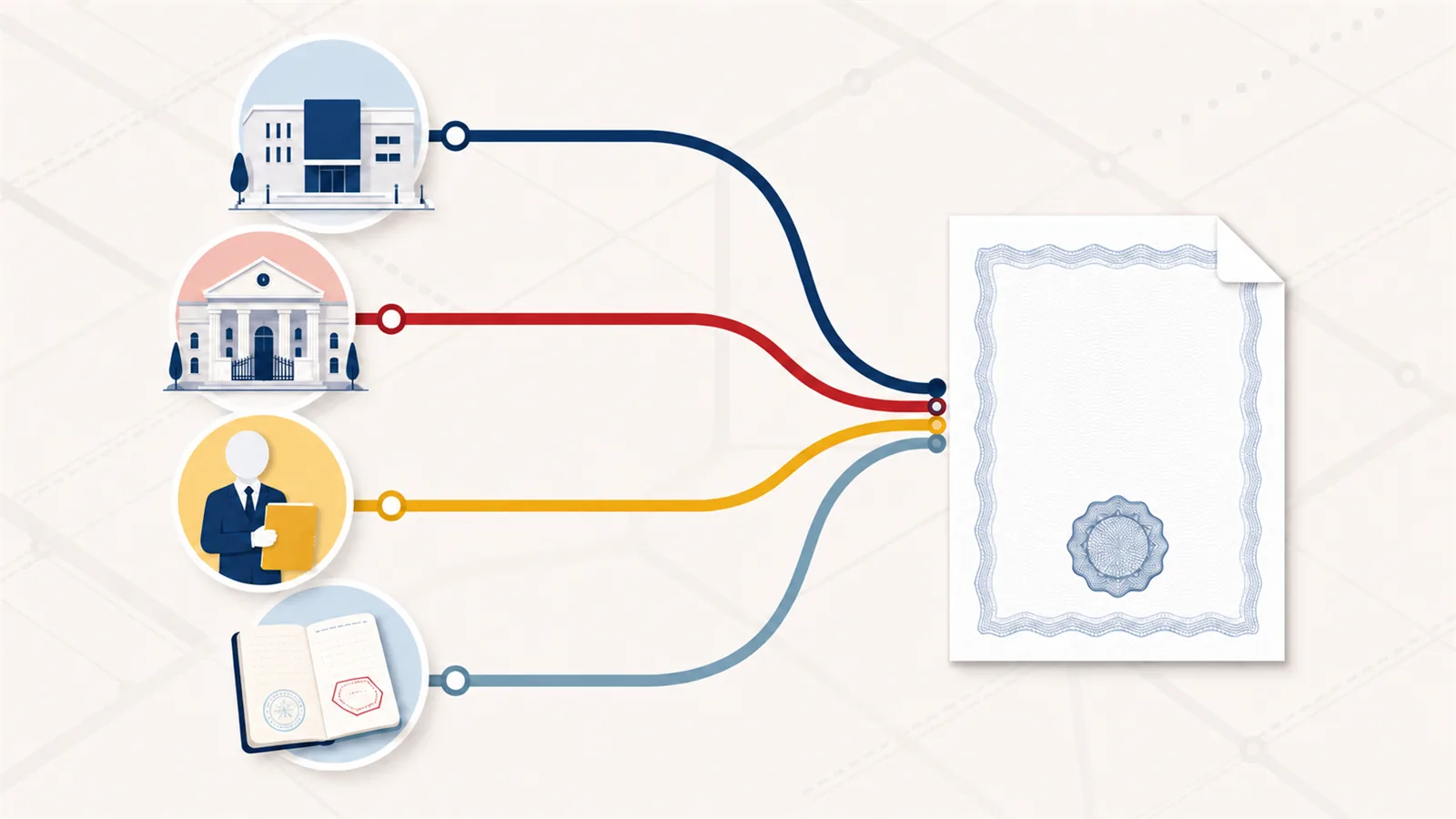 Four routes to a Spanish NIE compared: police station in Spain, Spanish consulate, representative with power of attorney, or visa application